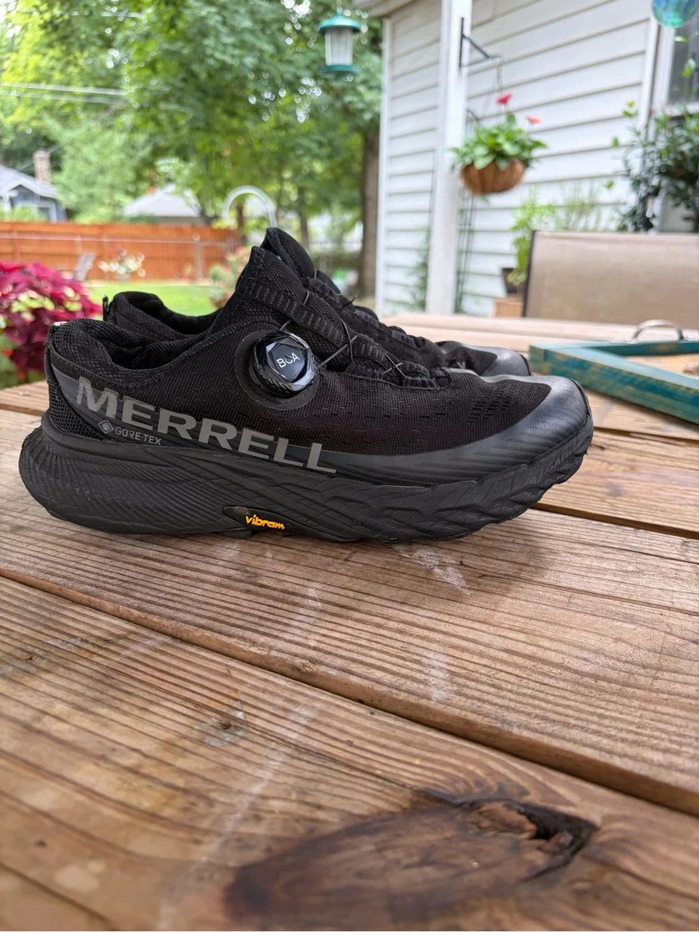 Merrell Black BOA Lace Trail Sneakers